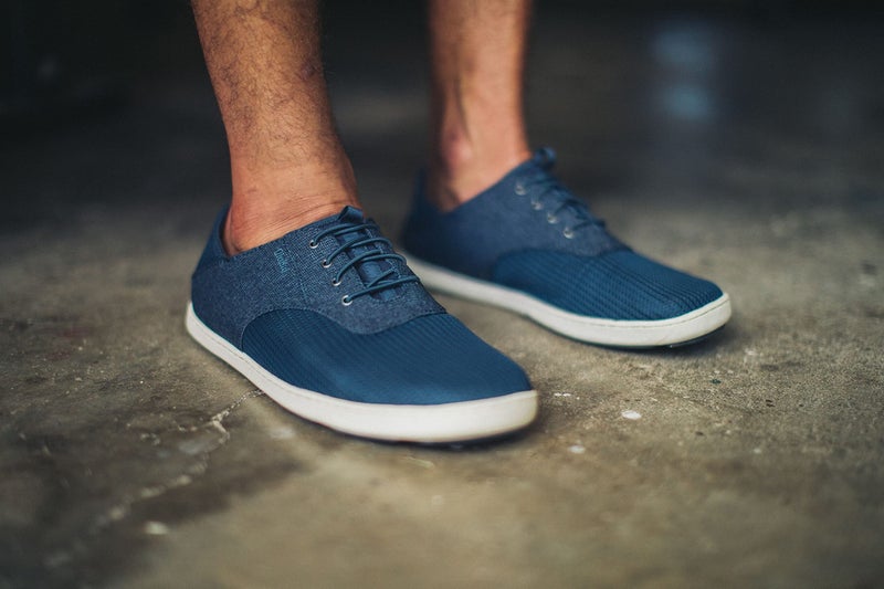 OLUKAI Nohea Moku Men's No Tie Boat Shoes, Breathable & Quick Dry Mesh, Effortless Design & Barefoot Wearability, All-Day Comfort & Support, Night/Night, 12 - Image 3